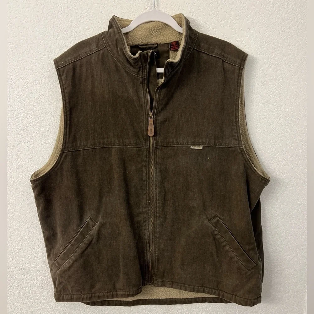 Wolverine rugged heavy duty Sherpa lined mens vest size XXL - Picture 1 of 12